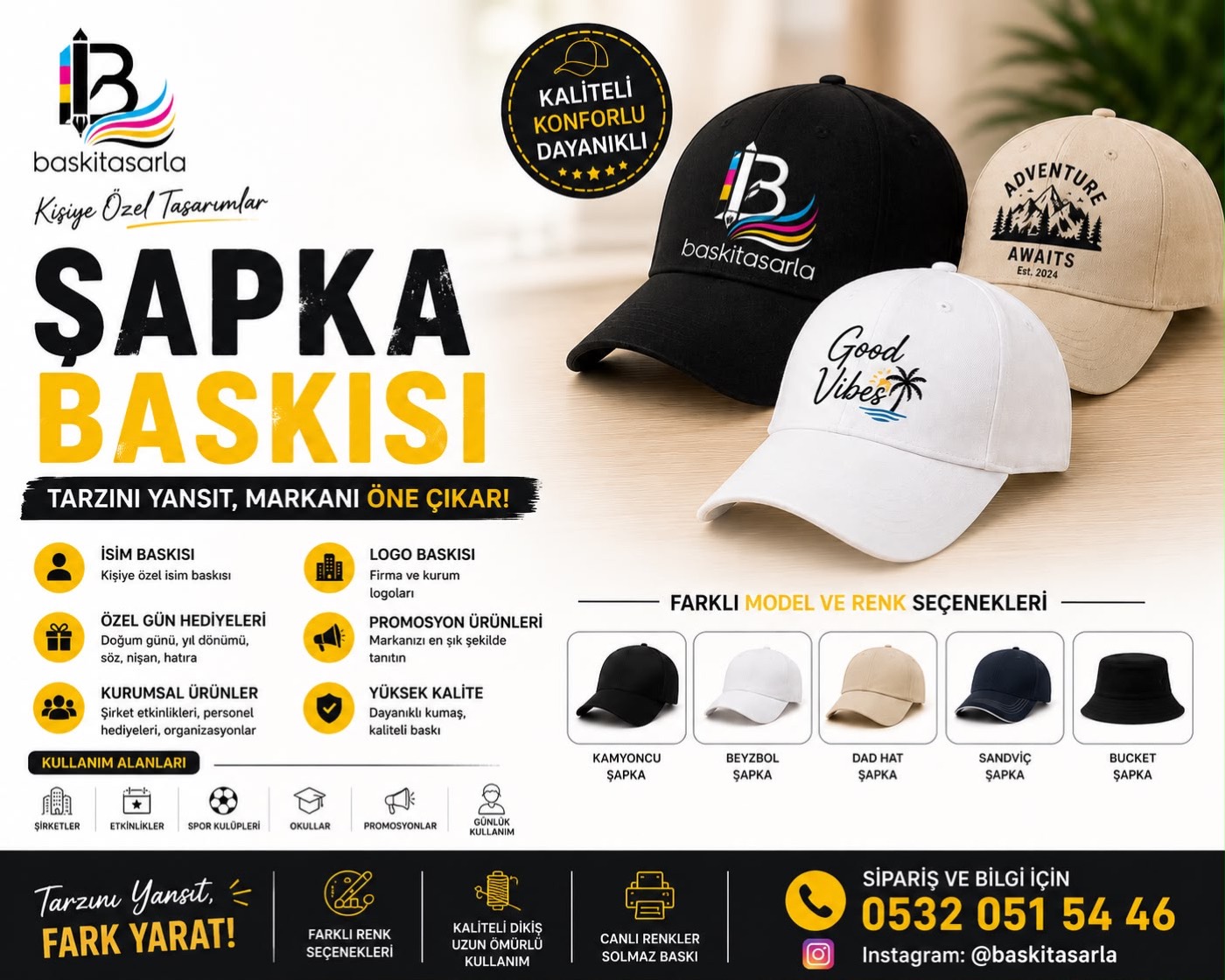 BaskıTasarla kişiye özel baskı ürün kataloğu 16